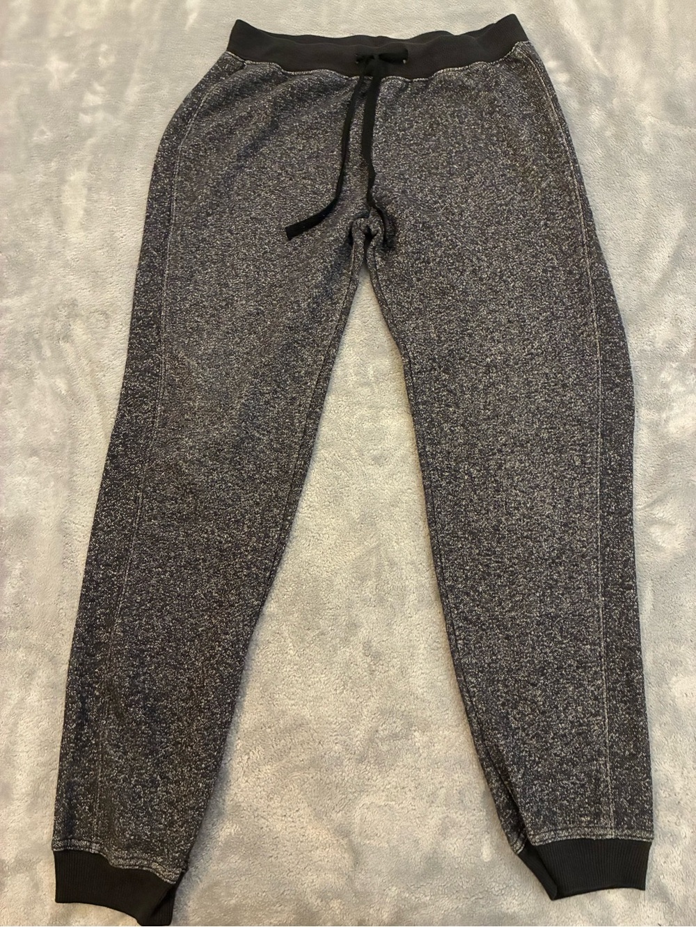 Women’s Bobbie Brooks Gray Heather Jogger Pants with Drawstring Waist Size XL